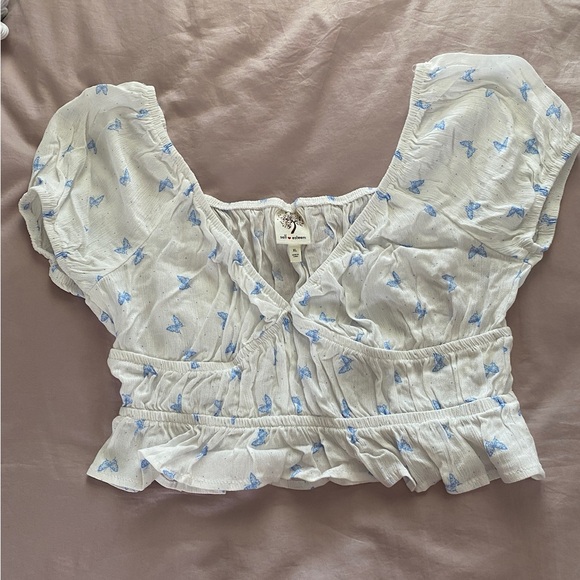 Ladies Self Esteem Crop Top - Picture 6 of 6